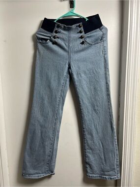 Diane Gilman (DG2) Light Blue Women's Sailor-Style Stretch Jeans
